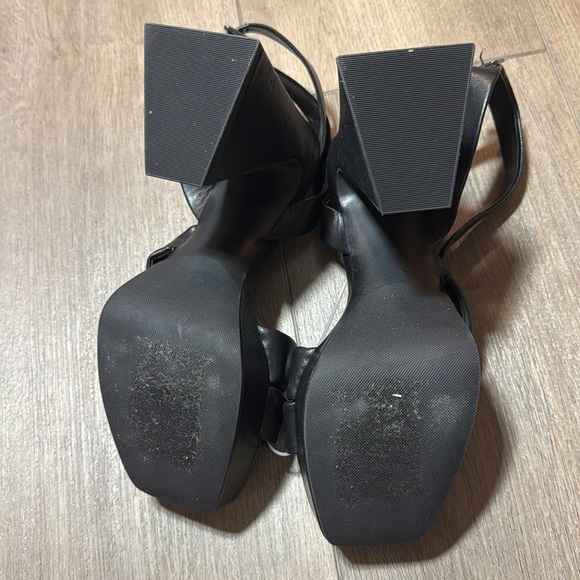 NEW! Nordstrom Abound Tracy Black Platform Sandals - Size 7 - Picture 10 of 11
